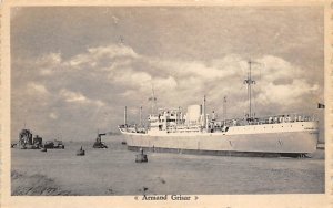 Armand Grisar Compagnie Maritime Belge Ship Unused 