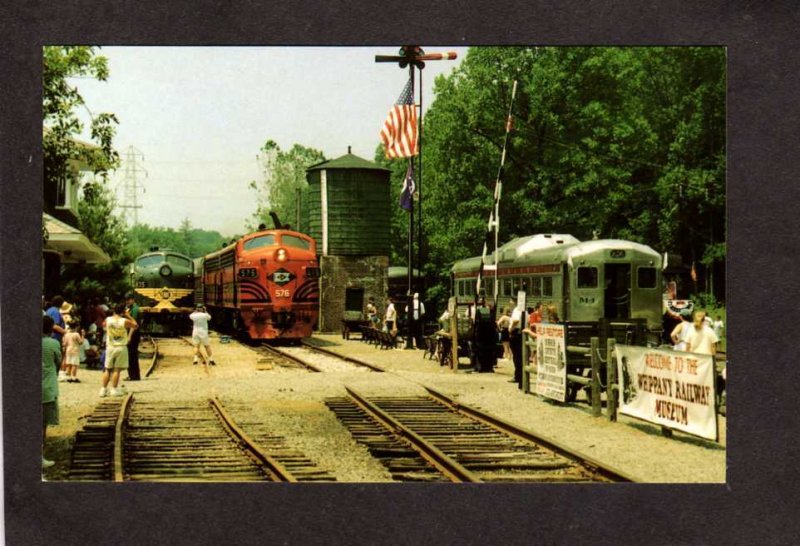 NJ Whippany Railway Station Depot Lehigh Valley Railroad Train New Jersey PC