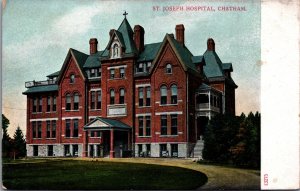 Canada St Joseph Hospital Chatham Vintage Postcard C042