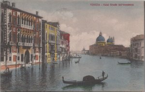 Postcard Canal Grande dall'Accademia Venezia Venice Italy