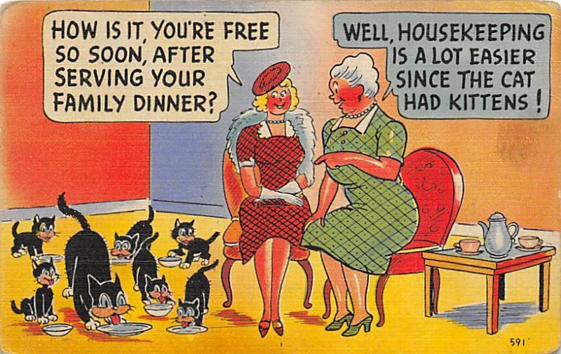 Cat Comic Cat 1946 