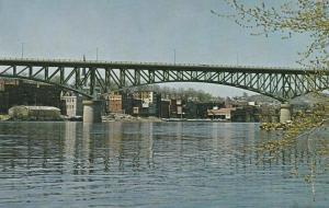 Kennebec River Bridge and Business District - Augusta, Maine