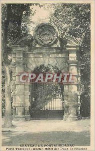 Old Postcard Fontainebleau Castle Gate Old Drum Hotel Ducs de L'Huisne