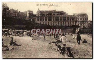 Old Postcard Biarritz La Rotonde