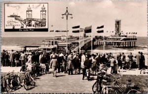 Netherlands Scheveningen De Pier Vintage RPPC C013