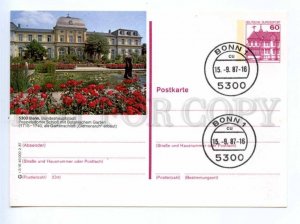 420228 GERMANY 1987 year Bonn postal postcard