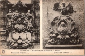 Antique postcard Antwerp Belgium - Balthazar Moretus II JG4