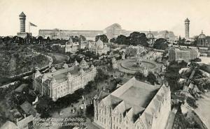 UK - England, London, Festival of Empire Exhibition 1911 (Aerial View)