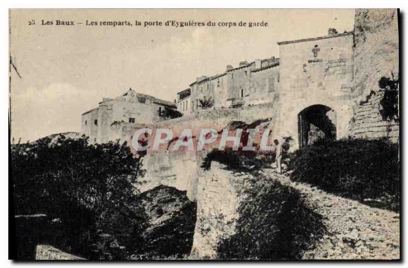 Old Postcard The Leases Eguieres of pore Remparts of the guard