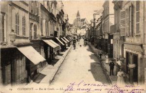 CPA CLERMONT - Rue de Conde (290989)