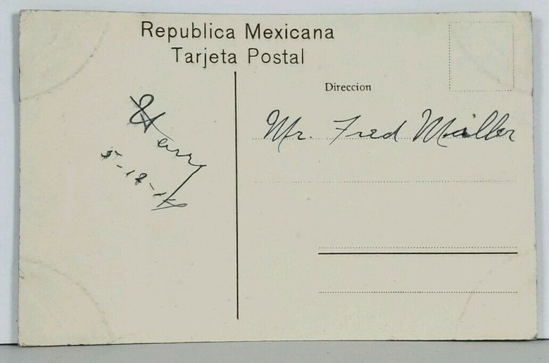 Mexico Bull Fighting La estocada c1914 Postcard K8