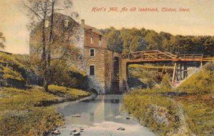 Hart's Mill Old Landmark Clinton Iowa 1910c postcard