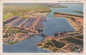 Texas Corpus Christi Aerial View Of Port Curteich