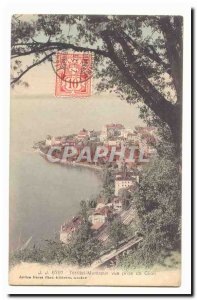 Switzerland Old Postcard Territet Montreux taken Glion View