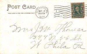 1907 Young Men's Christian Association Scranton Pennsylvania PA Posted Postcard