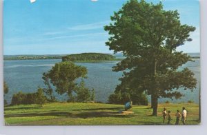 Lake Scene, Canada, Vintage 1986 Chrome Postcard