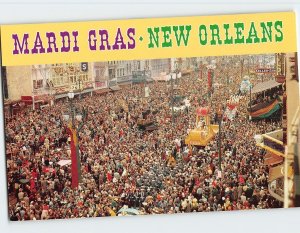 Postcard Mardi Gras, New Orleans, Louisiana