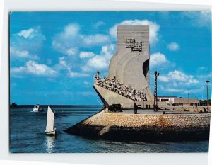 Postcard Monument Commemorating the Discoveries Lisbon Portugal