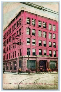 c1910 Bliss Building Corner Third and Main Streets Tulsa Oklahoma OK Postcard