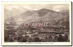 Old Postcard Bagneres De Bigorre and Pic Du Midi