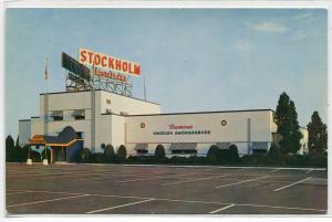 Stockholm Swedish Smorgasbord Restaurant Somerville New Jersey postcard