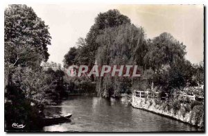 Old Postcard Ivry la Bataille (Eure) The edges of the Eure