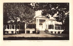 Cincinnati Ohio Taft Museum Entrance Real Photo Antique Postcard K16425