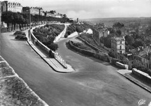 BR12011 Angouleme Les remparts  france  real photo