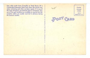 TN - Cumberland Mountain State Park. Boating on the Lake