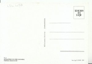 Spain Postcard - Monasterio De Leyre [Navarra] - Portico Siglos - Ref 18687A
