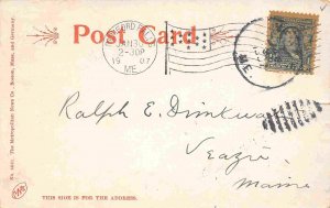Oxford Mills Rumford Maine 1907 postcard
