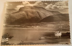 Postcard UK Scotland Ben Nevis and Loch Linnhe, Fort William