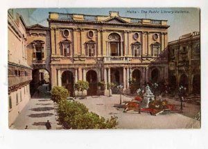 3026868 MALTA Public Library - Valletta Vintage colorful PC