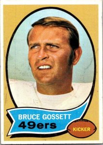 1970 Topps Football Card Bruce Gossett San Francisco 49ers sk21480