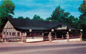 Postcard 1950s Maryland Oakland Chimney Corner dining room Dexter MD24-1214