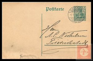 German Reichspost Postcard