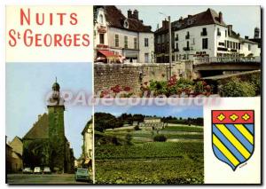 Postcard Modern NUITS-SAINT-GEORGES Belfry Carrefour Castle Gray