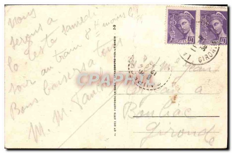 Postcard Old Pilat The Great Dune Beach