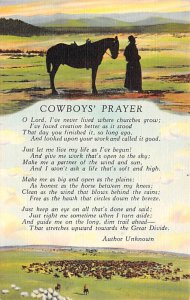 Cowboy Prayer Cowboy Unused 