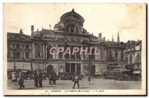 Old Postcard Angers The Municipal Theater