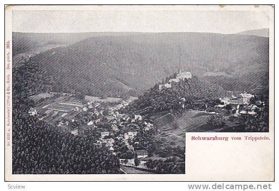 Schwarzburg Vom Trippstein, Thuringia, Germany, 1900-1910s