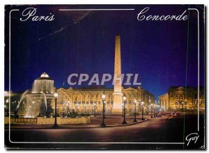 Postcard Modern Marvels Paris and Place de la Concorde