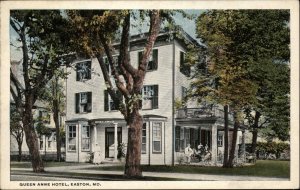 Easton Maryland MD Queen Anne Hotel Vintage Postcard