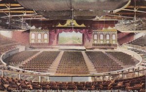 Missouri Kansas City Interior Of Convention Hall As Arranged For Theatrical P...