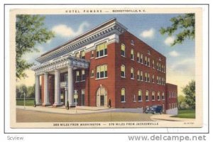 Hotel Powers, Bennettsville, South Carolina, 30-40s