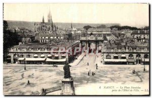 Old Postcard Nancy Place Stanislas decision of City Hotel
