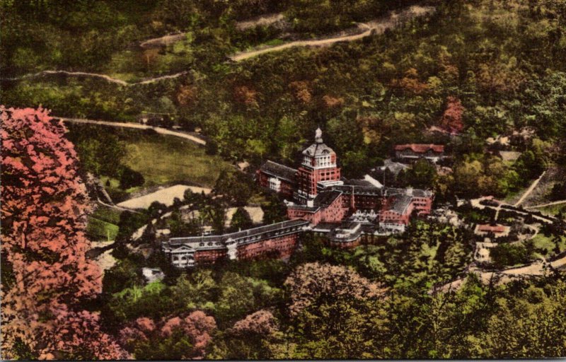 Virginia Hot Springs General View Of The Homestead Hotel From Little Mountain...