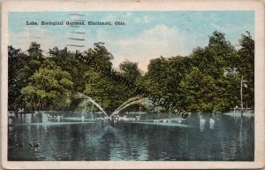 Lake Zoological Gardens Cincinnati Ohio Postcard PC242