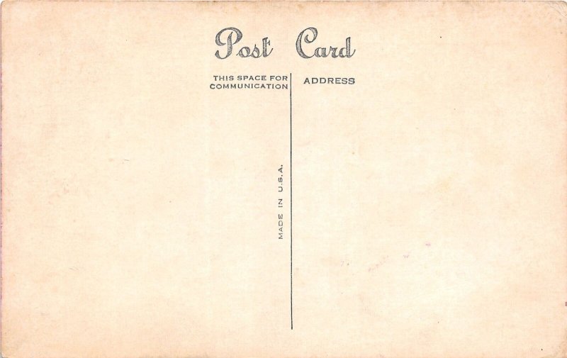 J34/ Santa Claus Christmas Postcard c1910 Moon Hat Snow 161