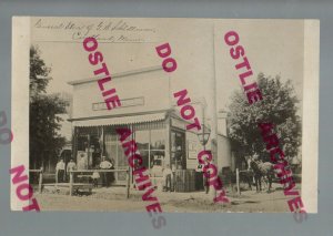 Courtland MINNESOTA RPPC 1910 GENERAL STORE G.W. Schlottmann nr New Ulm Nicollet